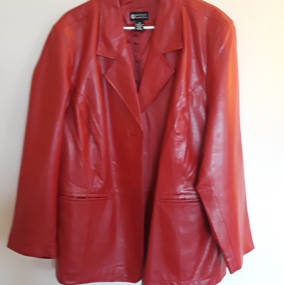maggie barnes leather jacket